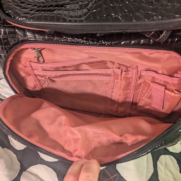 Kathy Van Zealand Croco Overnight Bag - Picture 5 of 11